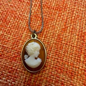 Vintage cameo necklace